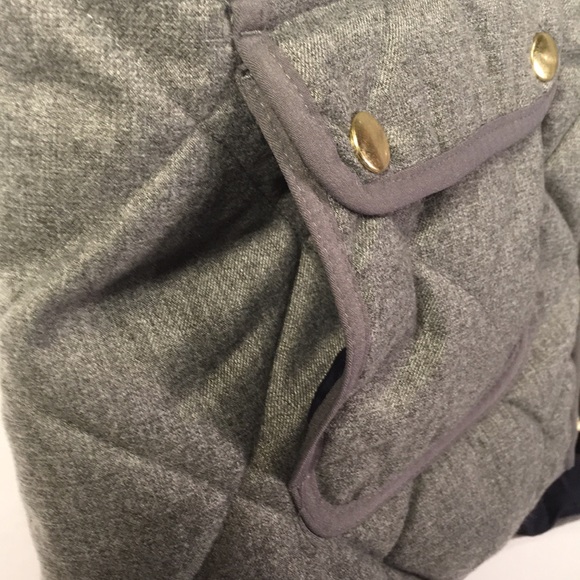 Workshop Grey Quilted Vest - Picture 4 of 6